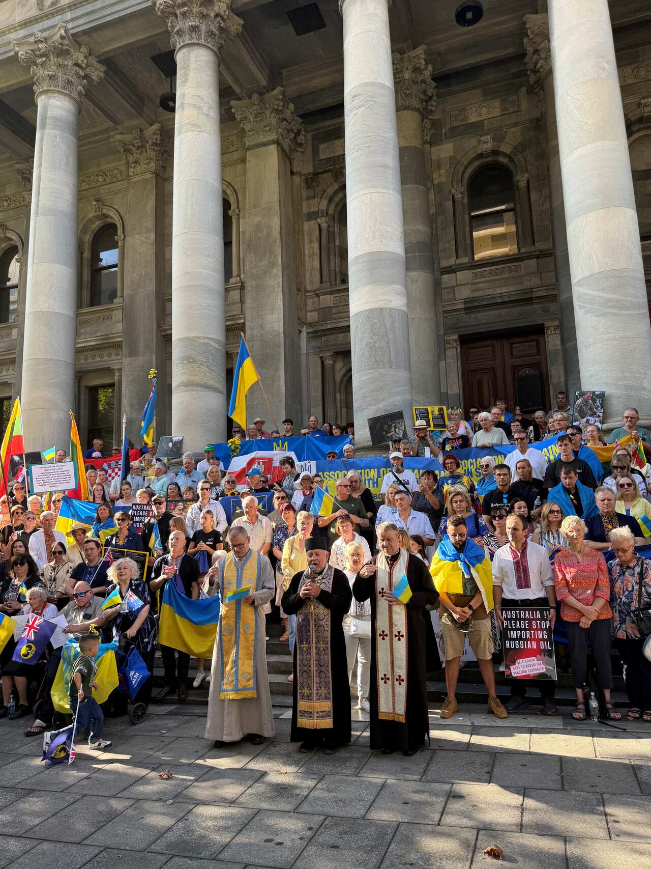 Multicultural community in South Australia marks the fourth anniversary of the beginning of the full-scale Russian invasion of Ukraine (2022) in Adelaide.