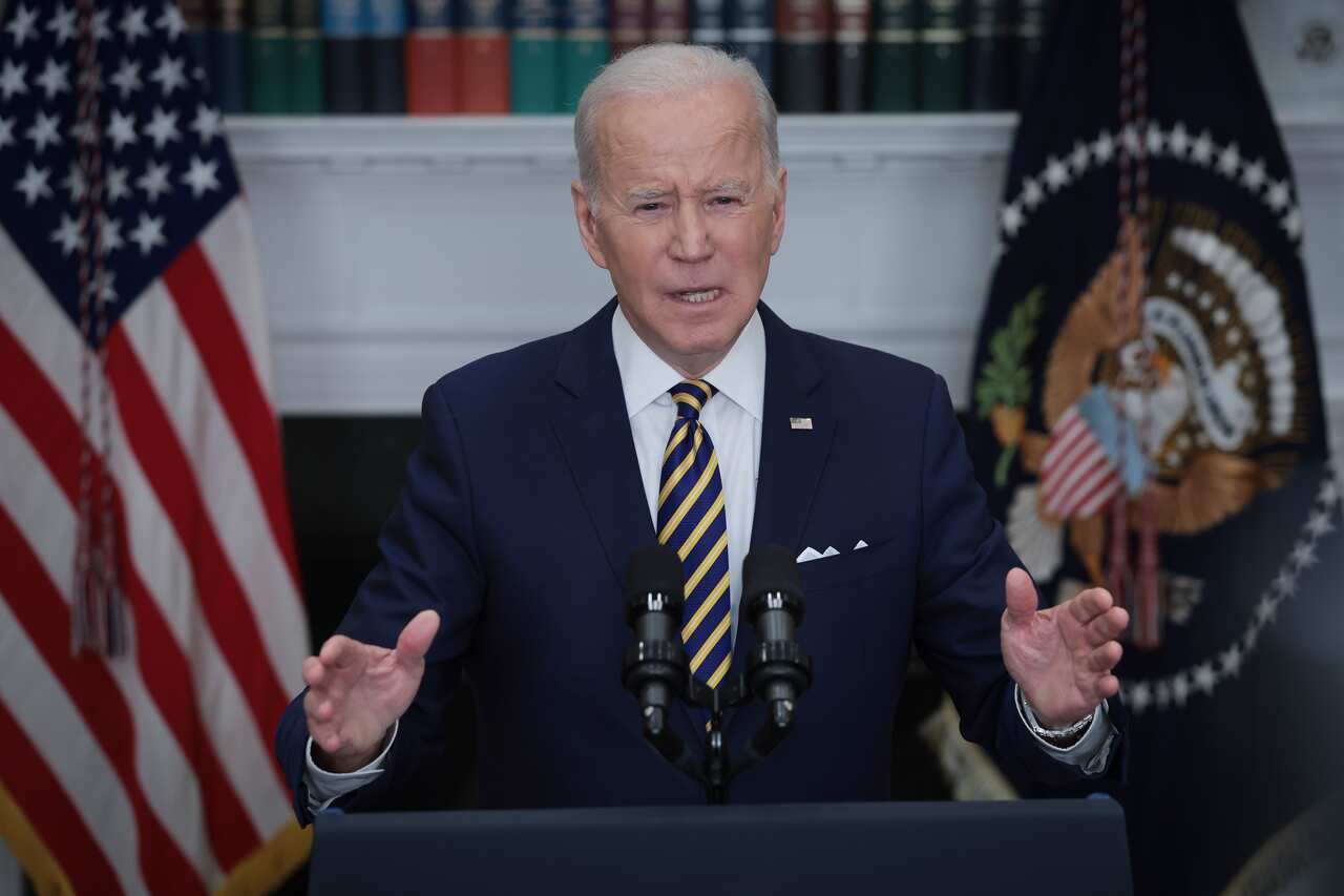 US President Joe Biden announced a full ban on imports of Russian oil and energy products as an additional step in holding Russia accountable for its invasion of Ukraine. 