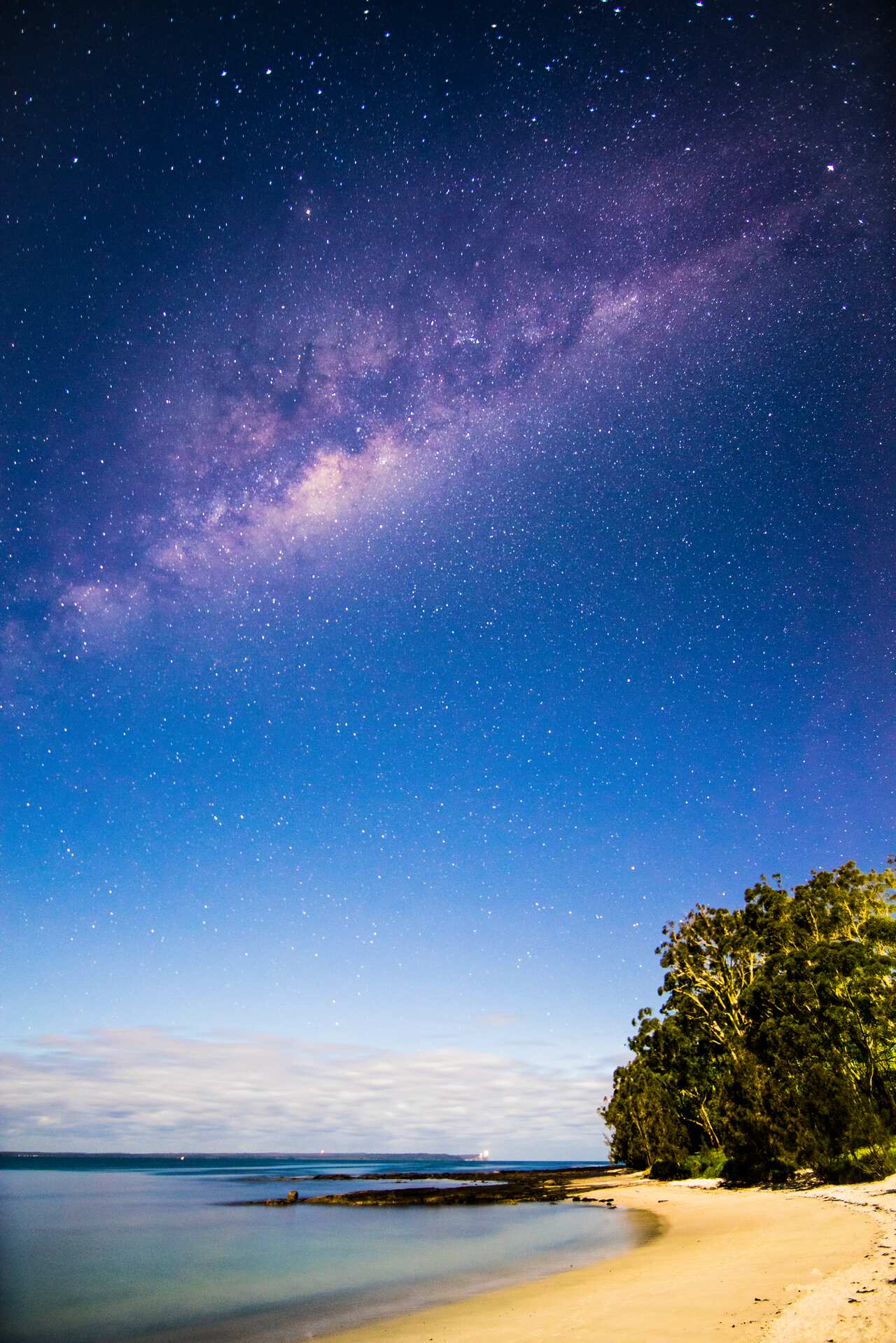 Galaxy on the beach