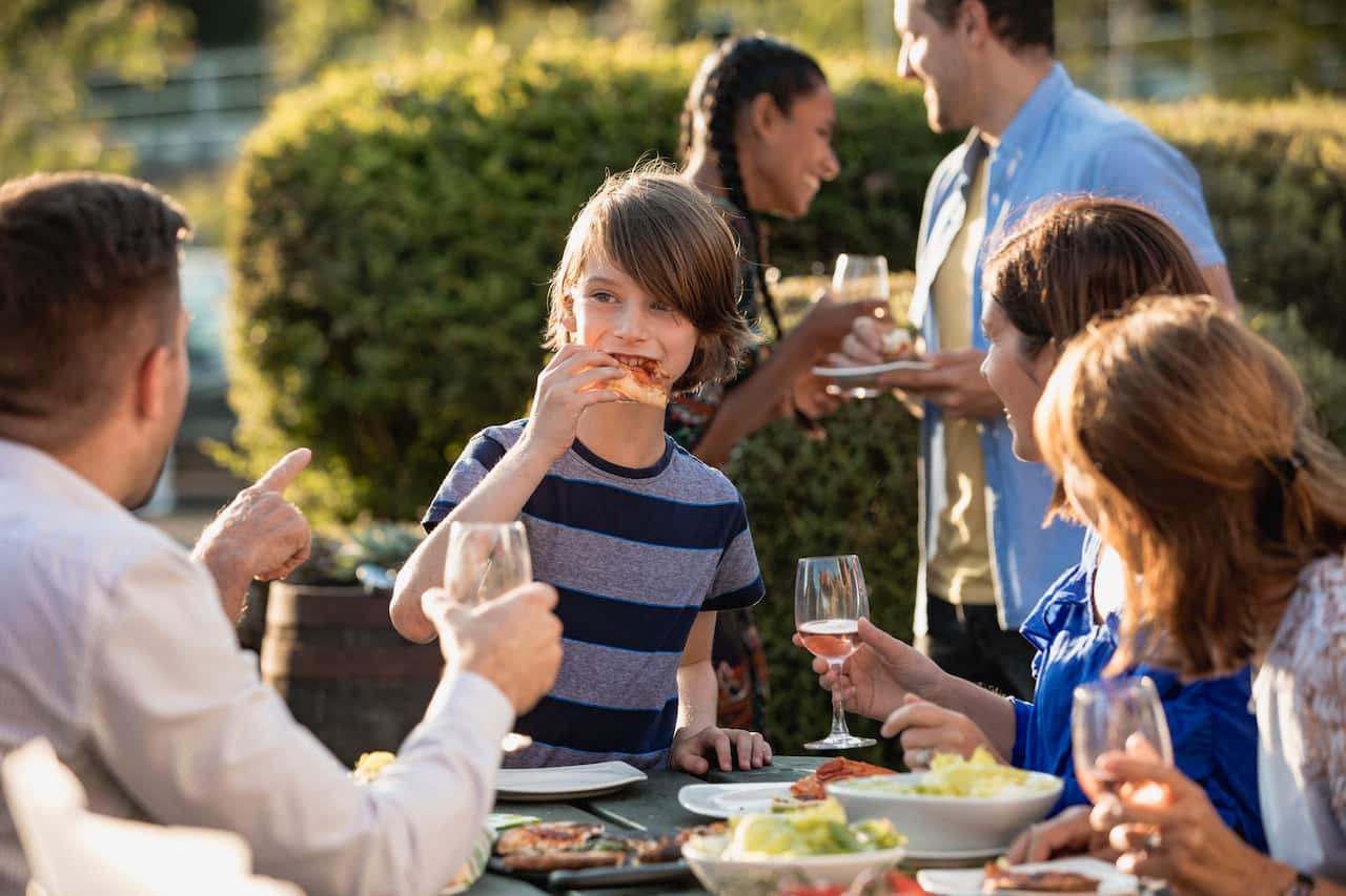 Family and Friends Socialising