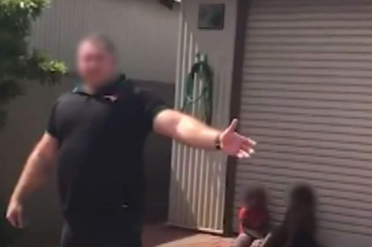 Broome man restraining children