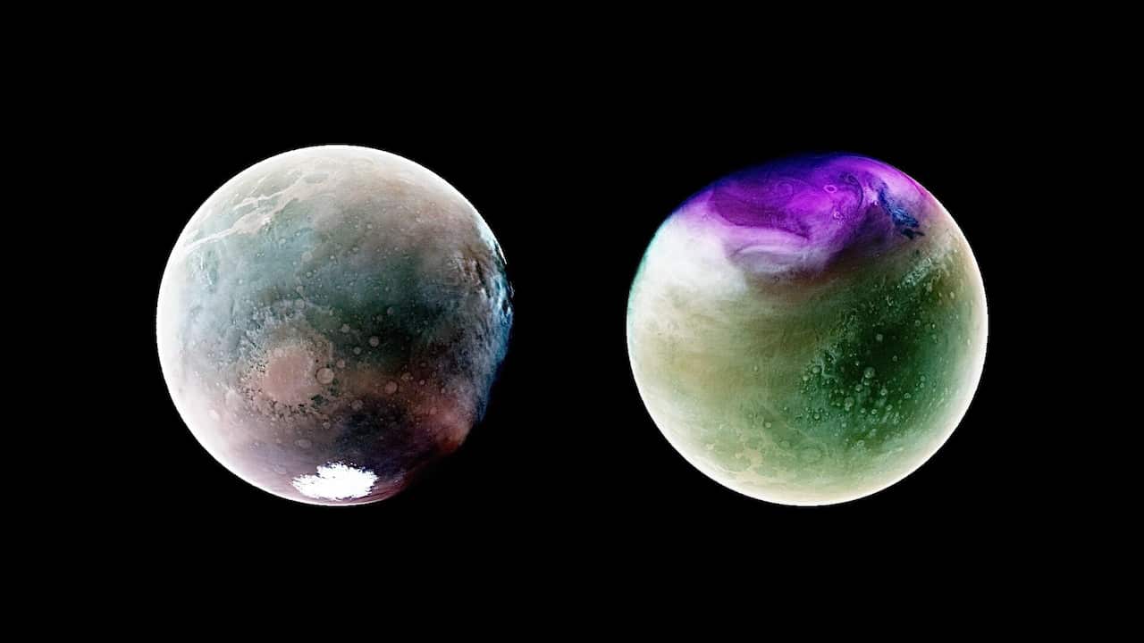 NASA Captures Stunning Ultraviolet Images Of Mars