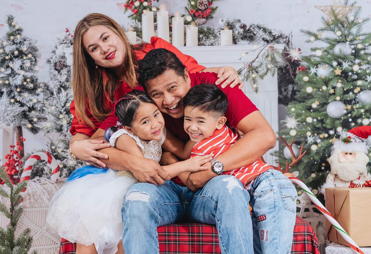 'I'm thankful for my family and their health.'