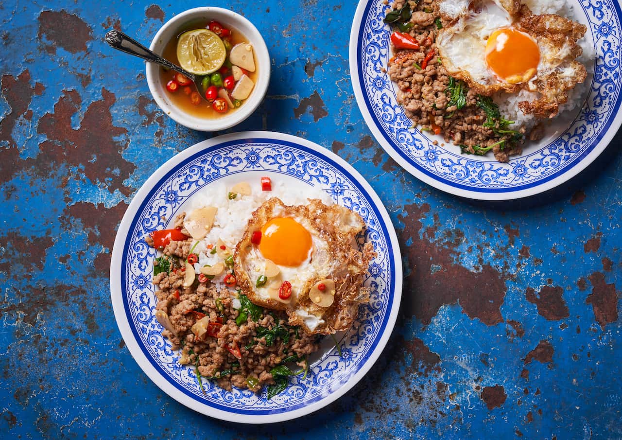 Thai beef and basil stir-fry (Pad gaprow)