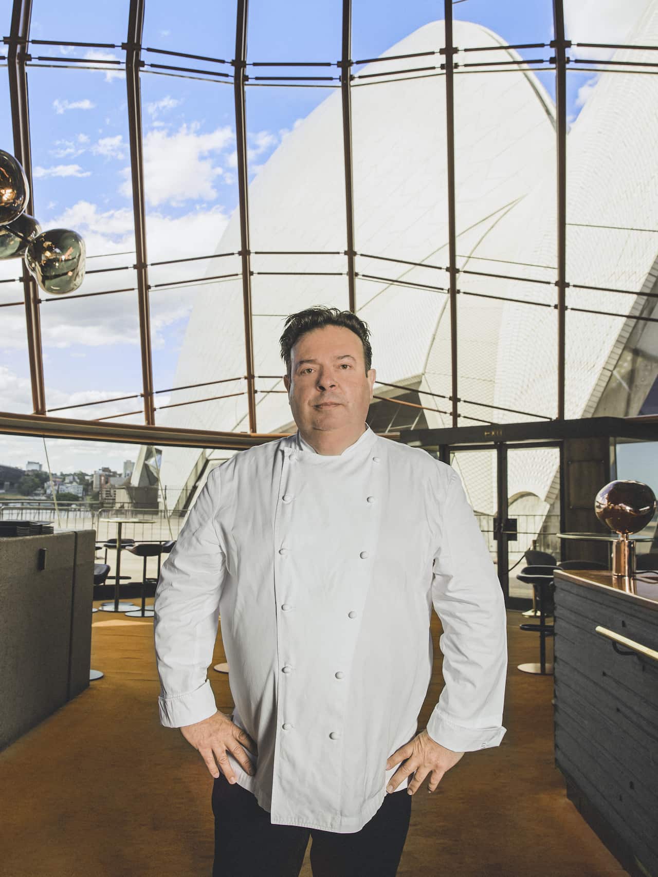 Peter Gilmore, executive chef at Bennelong (pictured) located inside Sydney's iconic Opera House. 