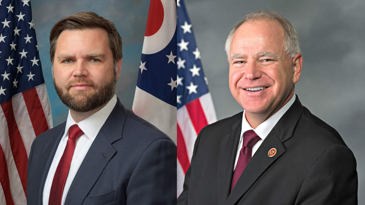 Senator JD Vance and Governor Tim Walz