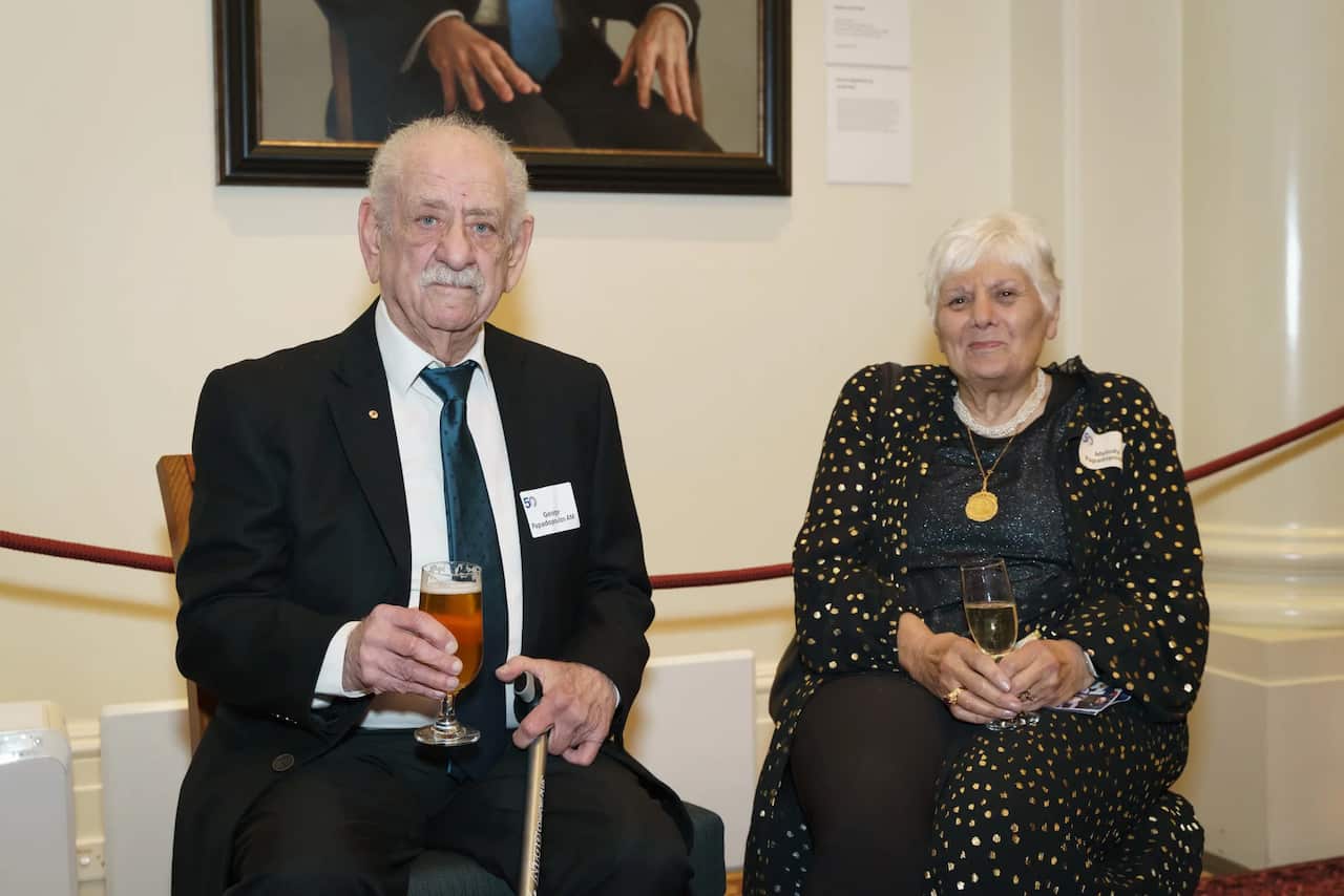 George Papadopoulos and his wife Melody (Μαλάμω)