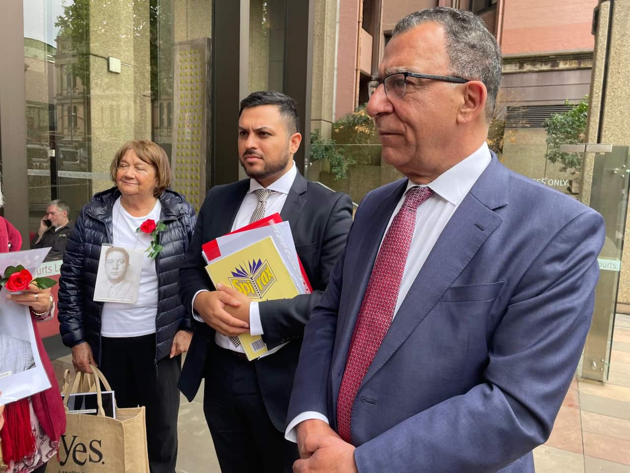 Embajador de Chile en Australia, Jaime Chomali, en la Corte Federal de Nueva Gales del Sur