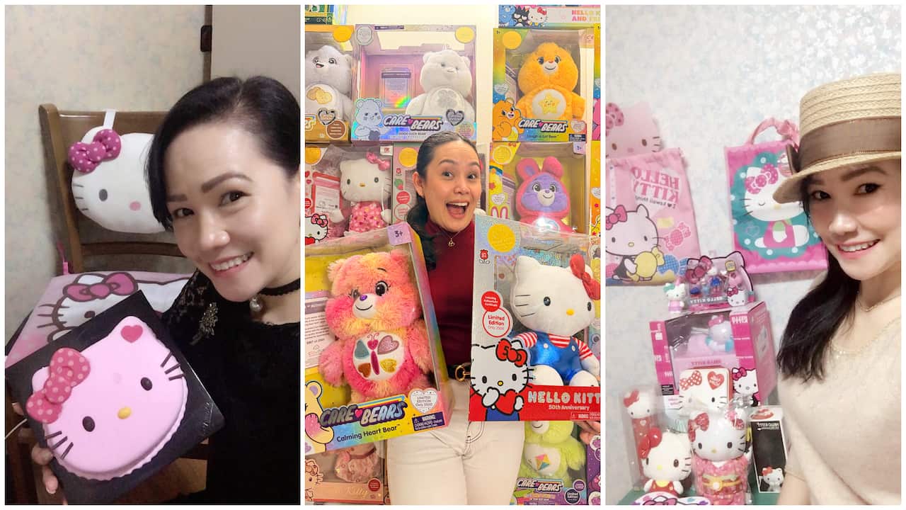In 2024, 35-year-old Contessa Pangilinan began collecting Hello Kitty and Care Bears toys.
