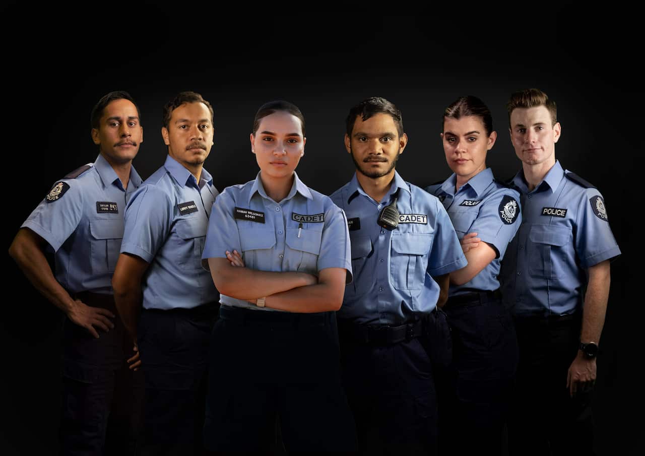 Our Law cast stand together