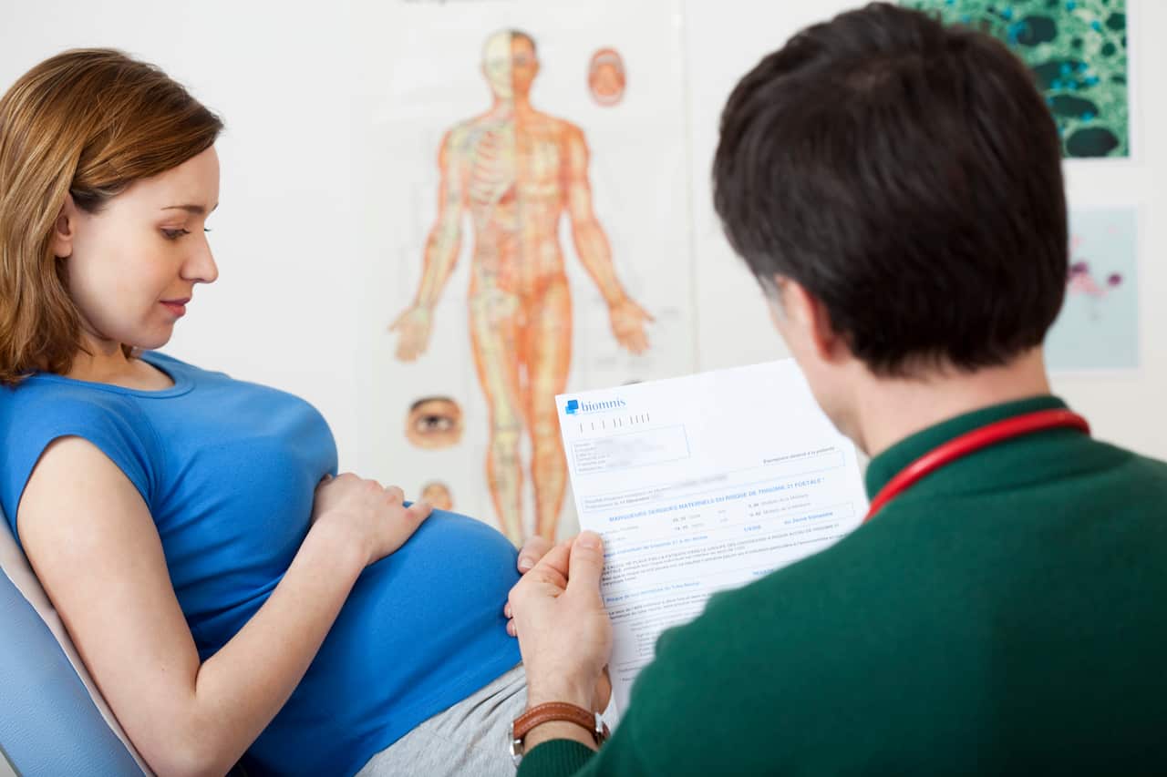 Pregnant Woman In Consultation