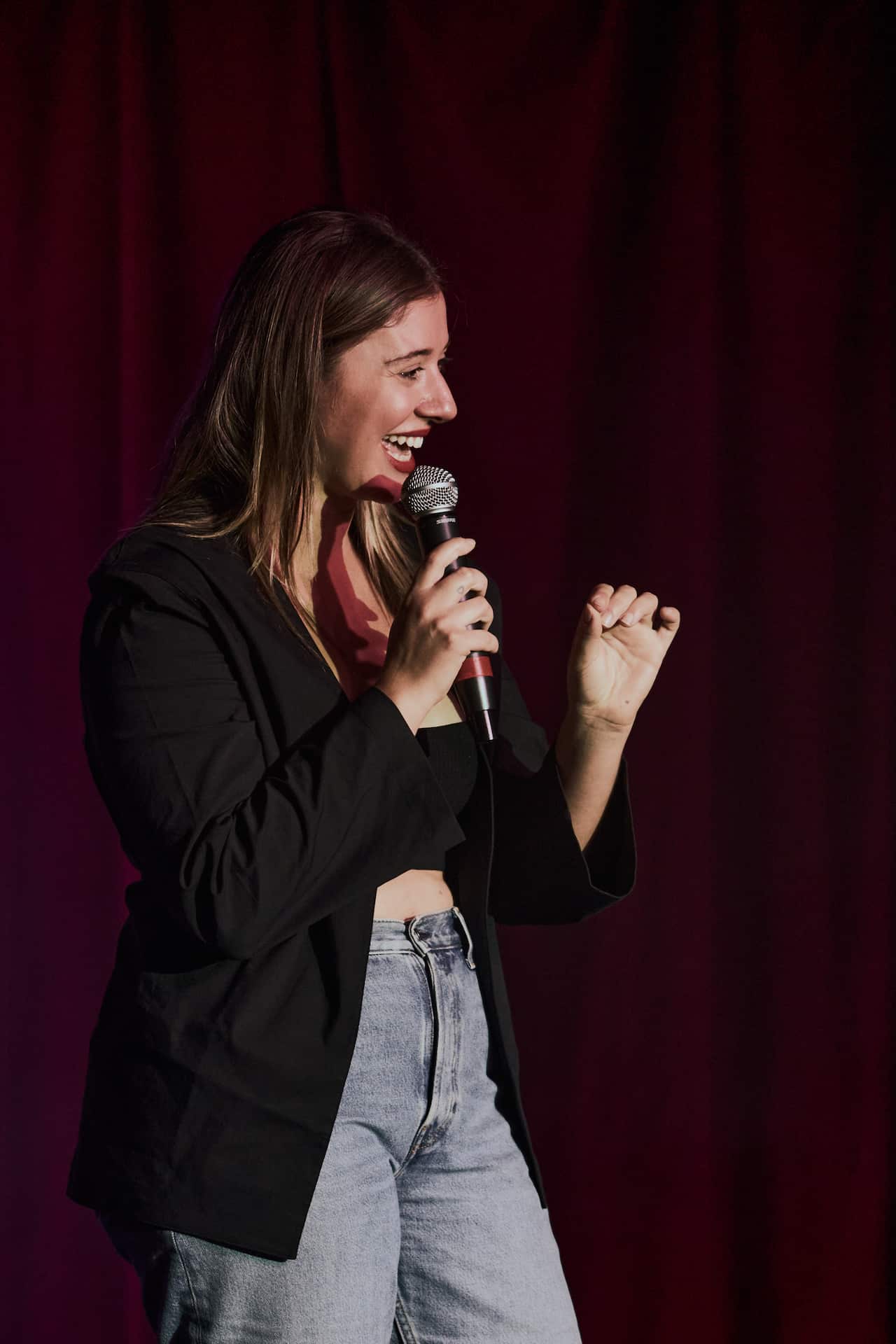 Fabiola Valtolina sul palco.