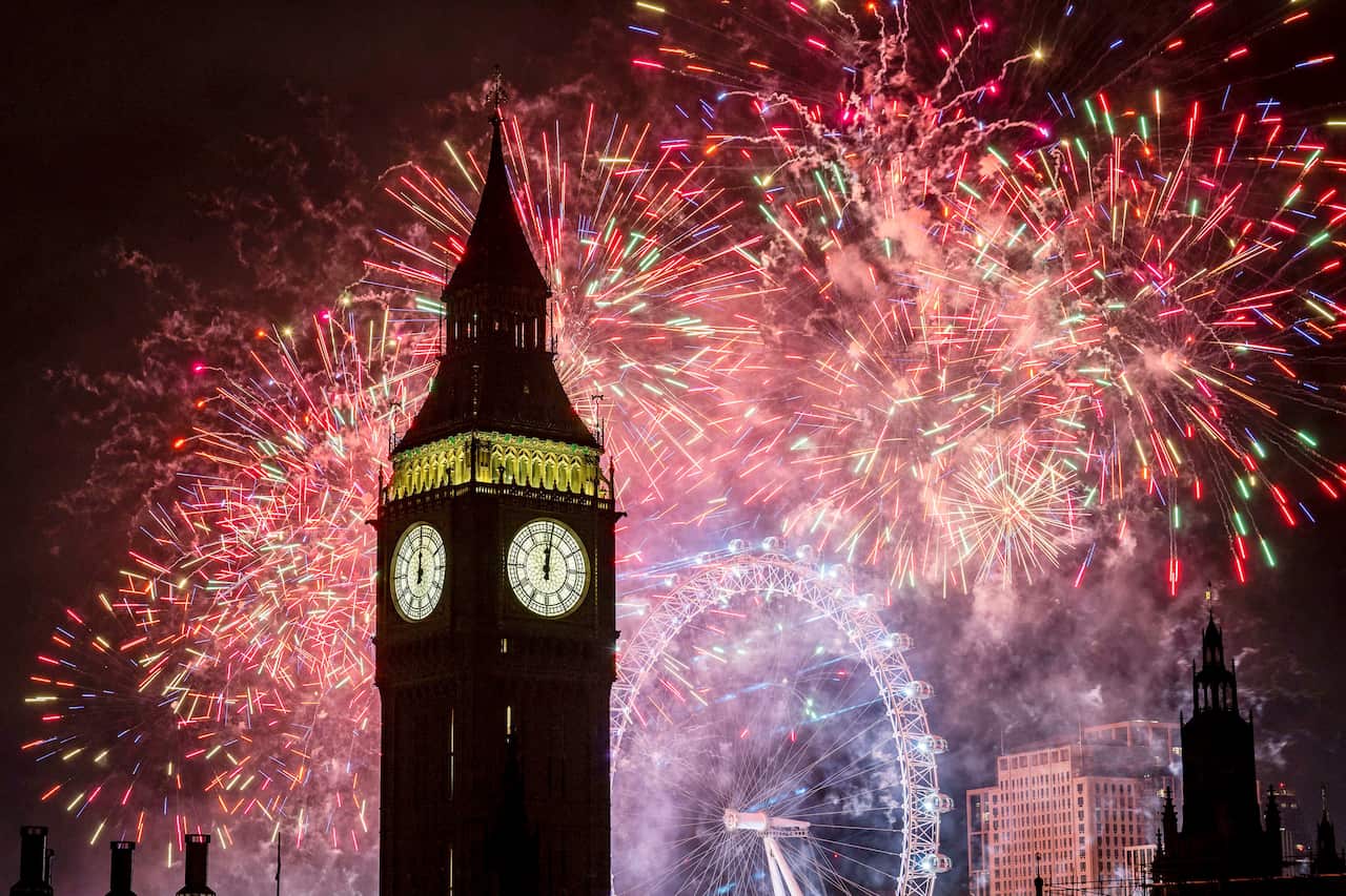 Britain New Year London