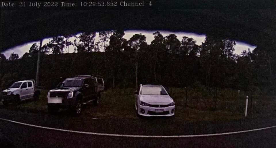 The driver was fined for 'parking of a vehicle on a road other than parallel.'