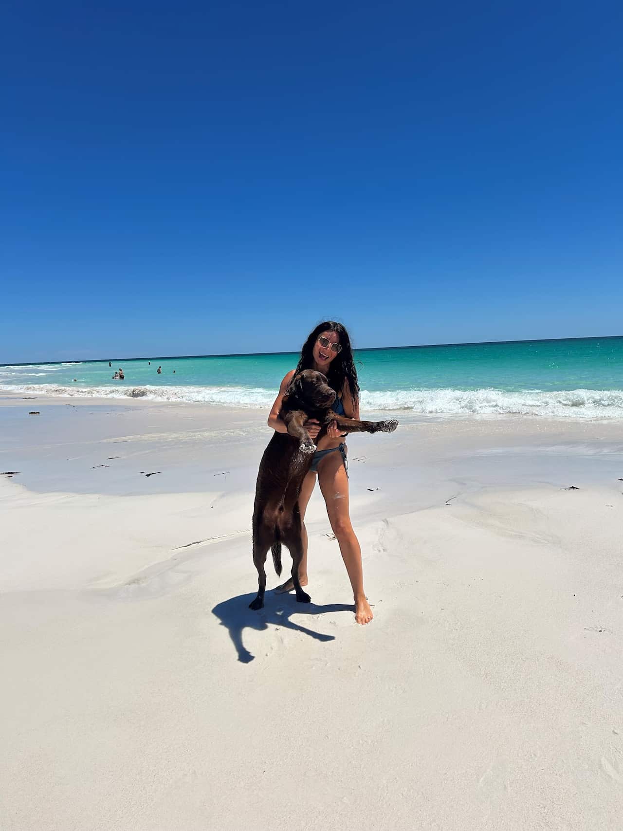 Valentina Rosso Doody in una spiaggia nel WA.
