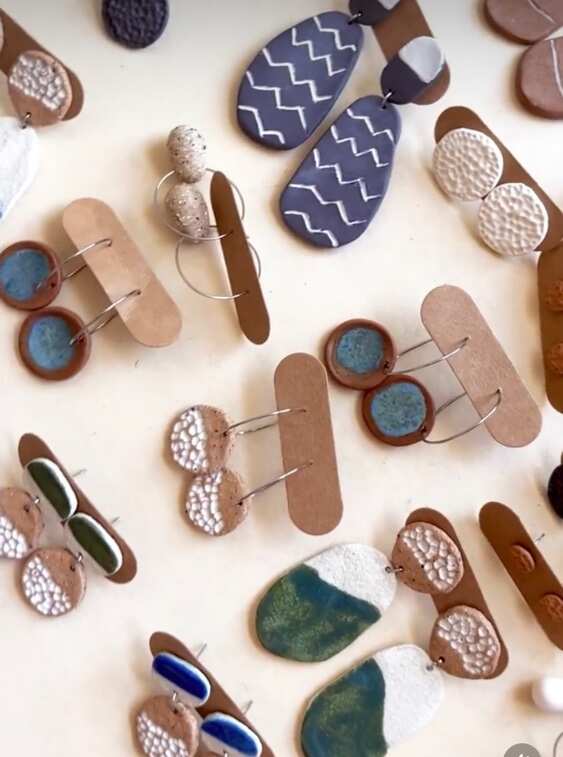 orecchini creati da Elena Carletti