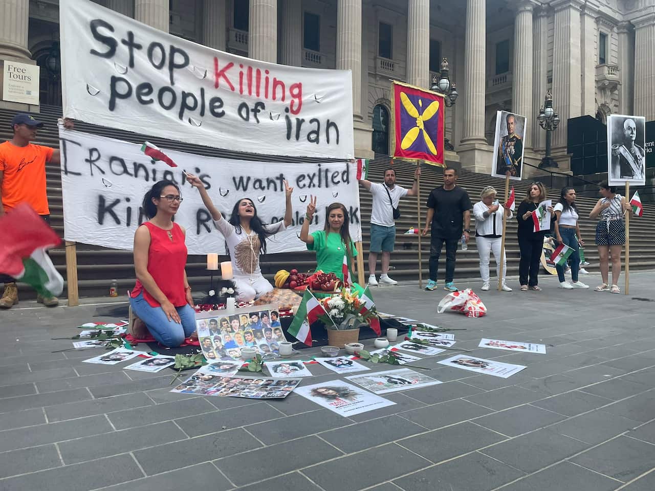 People gathered in Melbourne for Yalda night in memory of people who lost their life in Iran