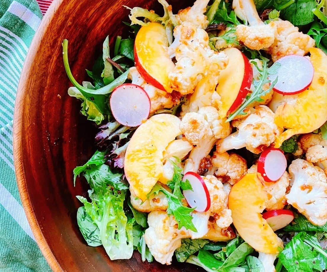 Tomaru138 ネクタリンとカリフラワーの醤油麹焼きサラダ (2).jpg