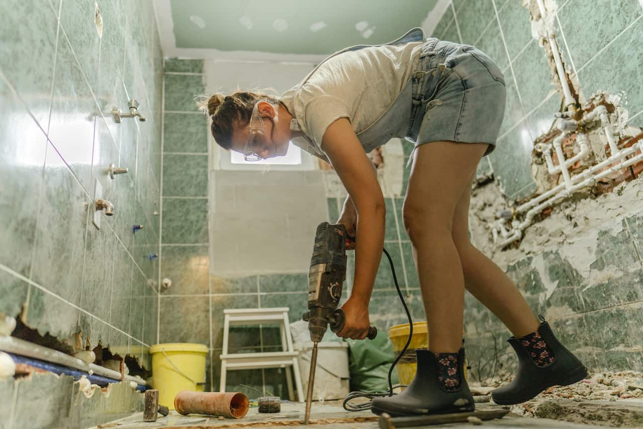 DIY bathroom renovation