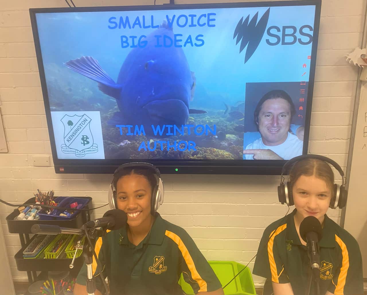 Hosts Marley & Abby interview author Tim Winton.jpg