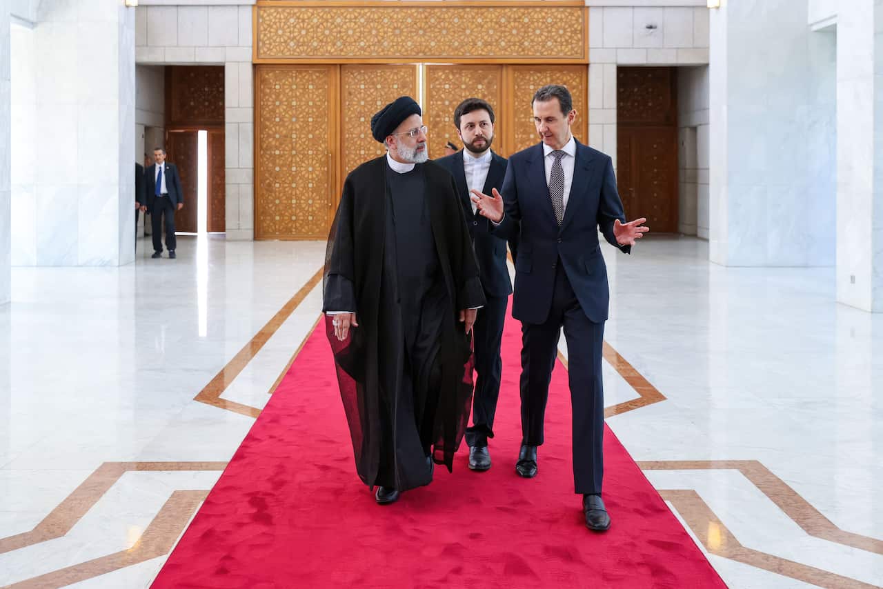 Syrian President Receives Iranian President - Damascus