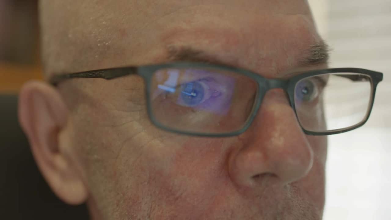 A close-up of Philip O'Keefe.