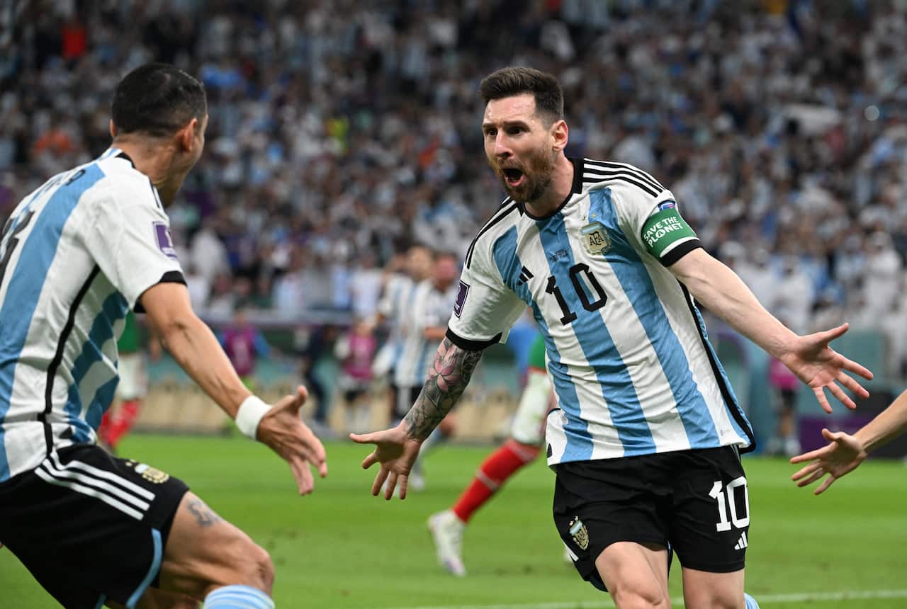 Football/ 2022 FIFA World Cup/ Argentina vs Mexico