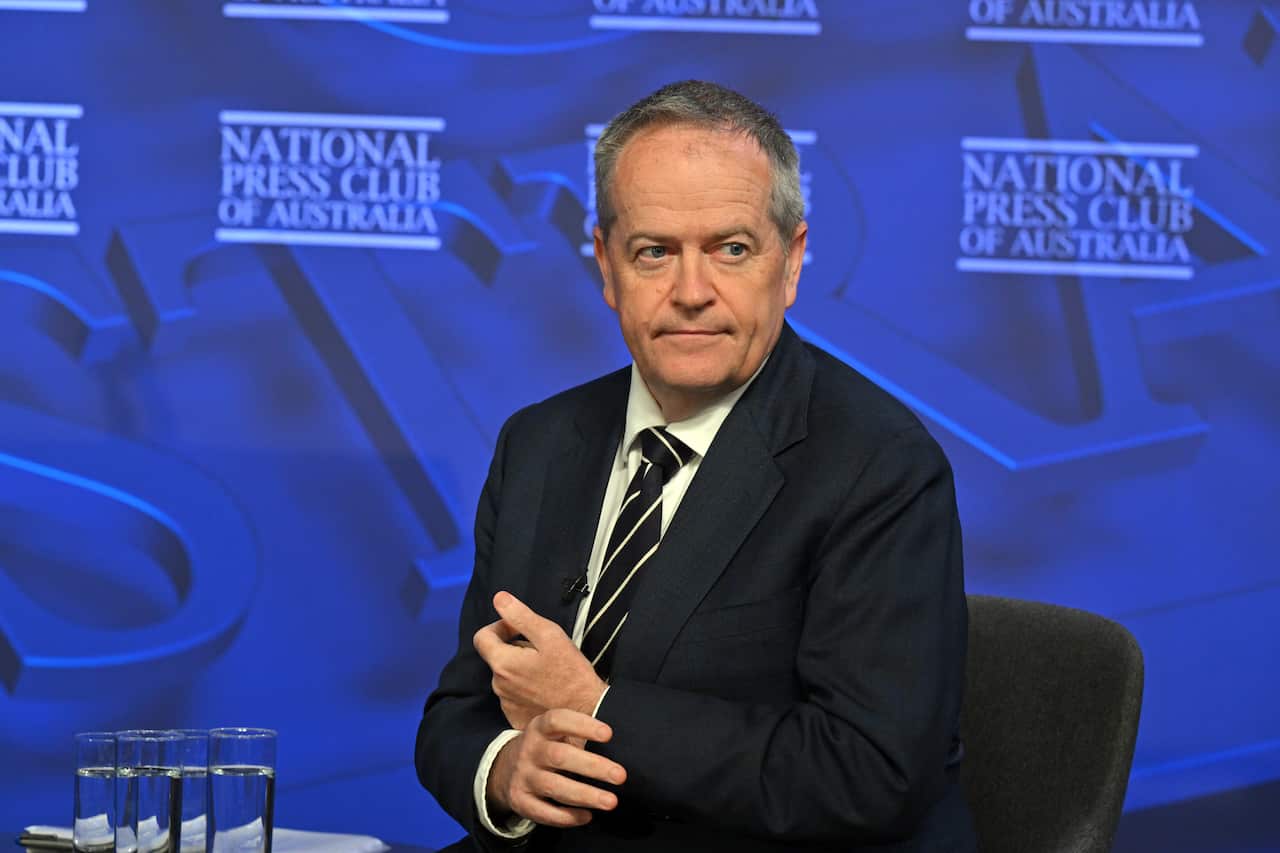 Bill Shorten at the National Press Club.