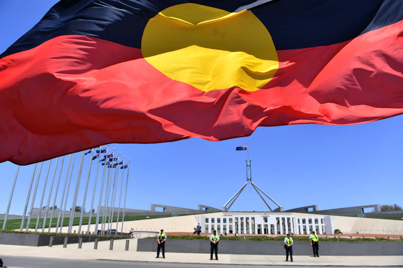 AUSTRALIA DAY ABORIGINAL PROTEST CANBERRA