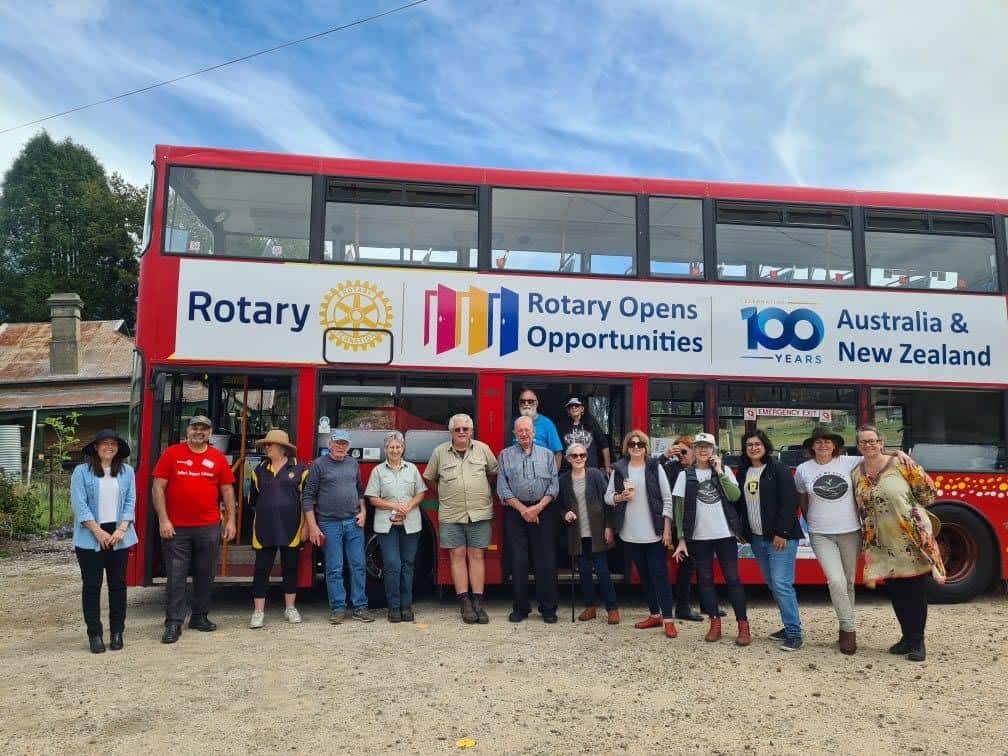 A gathering with some community members of regional area