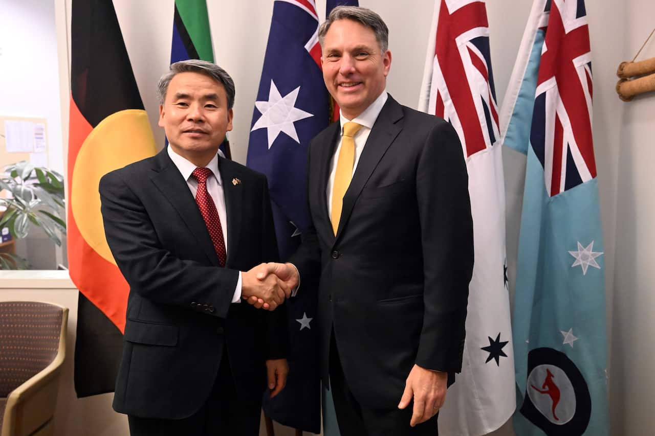 RICHARD MARLES LEE JONG-SUP MEETING