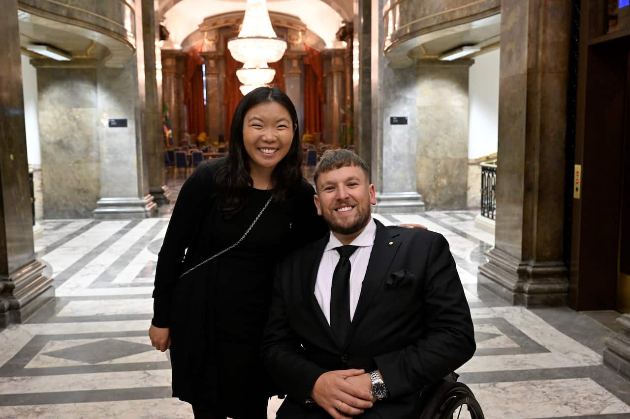 Trudy Lin and Dylan Alcott
