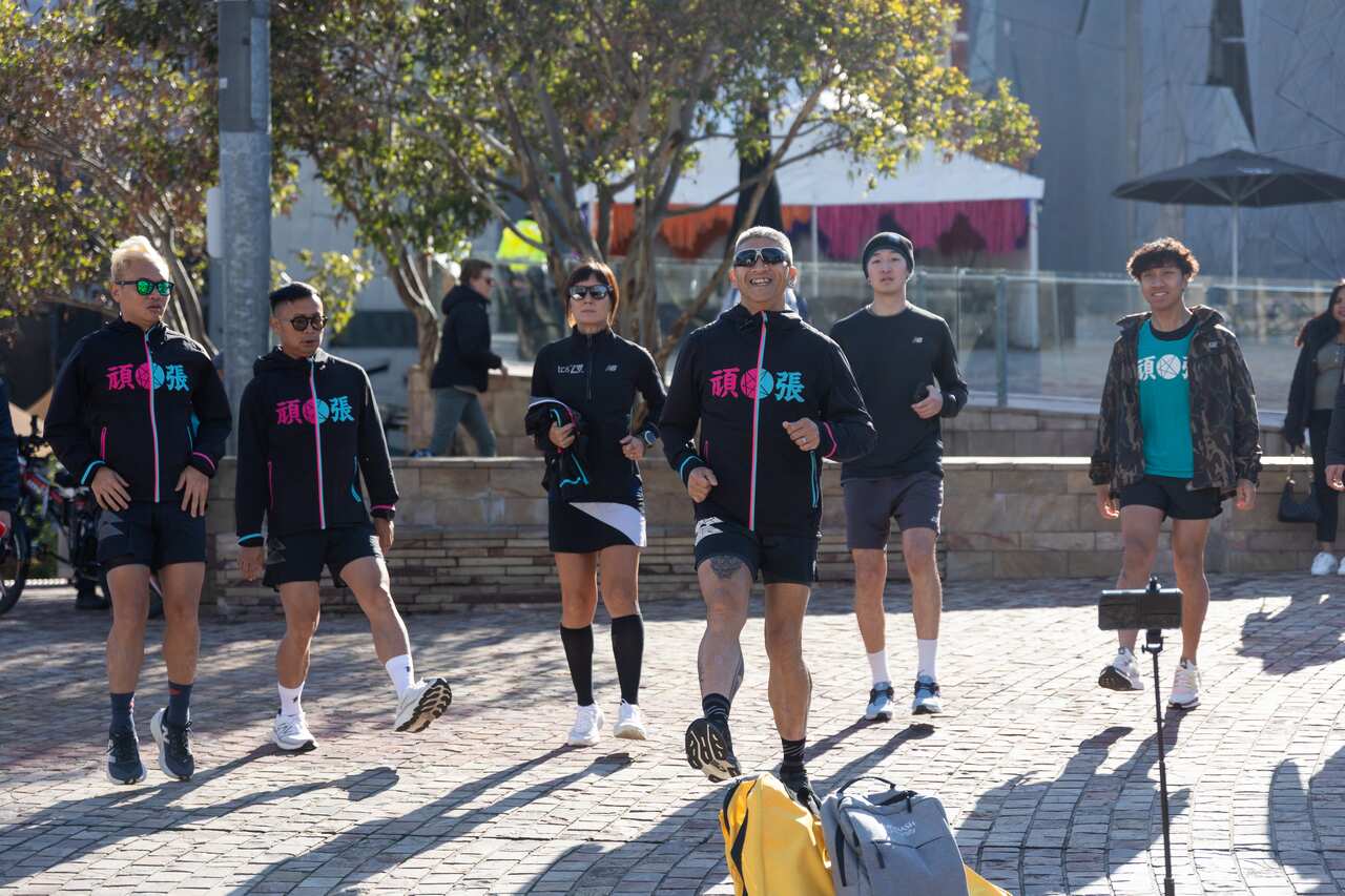 Kolor run gathering with Fans in Melbourne