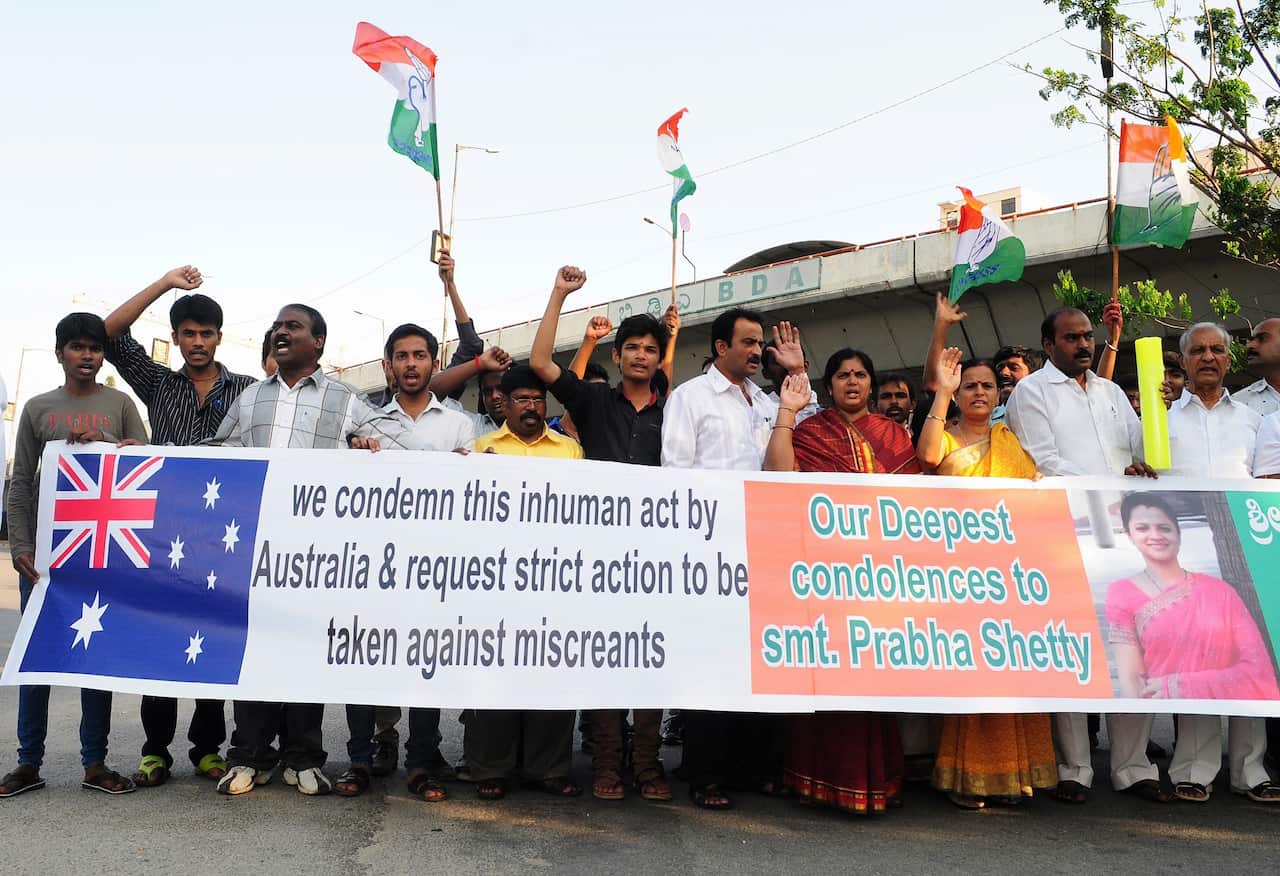 INDIA PRABHA SHETTY MURDER PROTEST