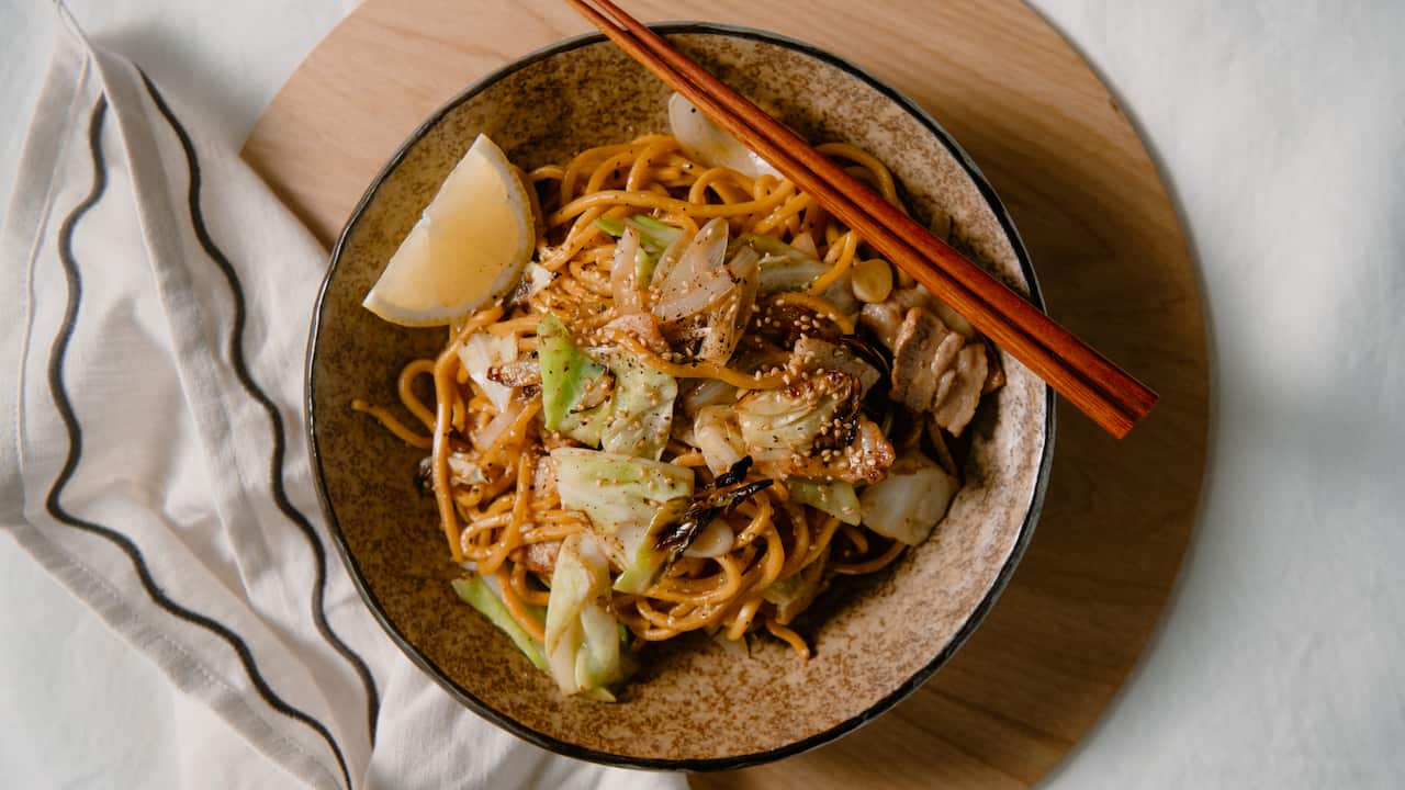 Salt and pepper noodles