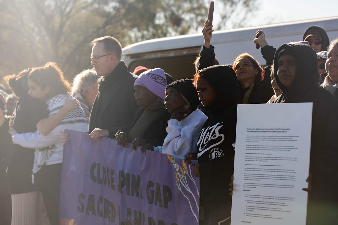 CLOSE PINE GAP PROTEST ALICE SPRINGS