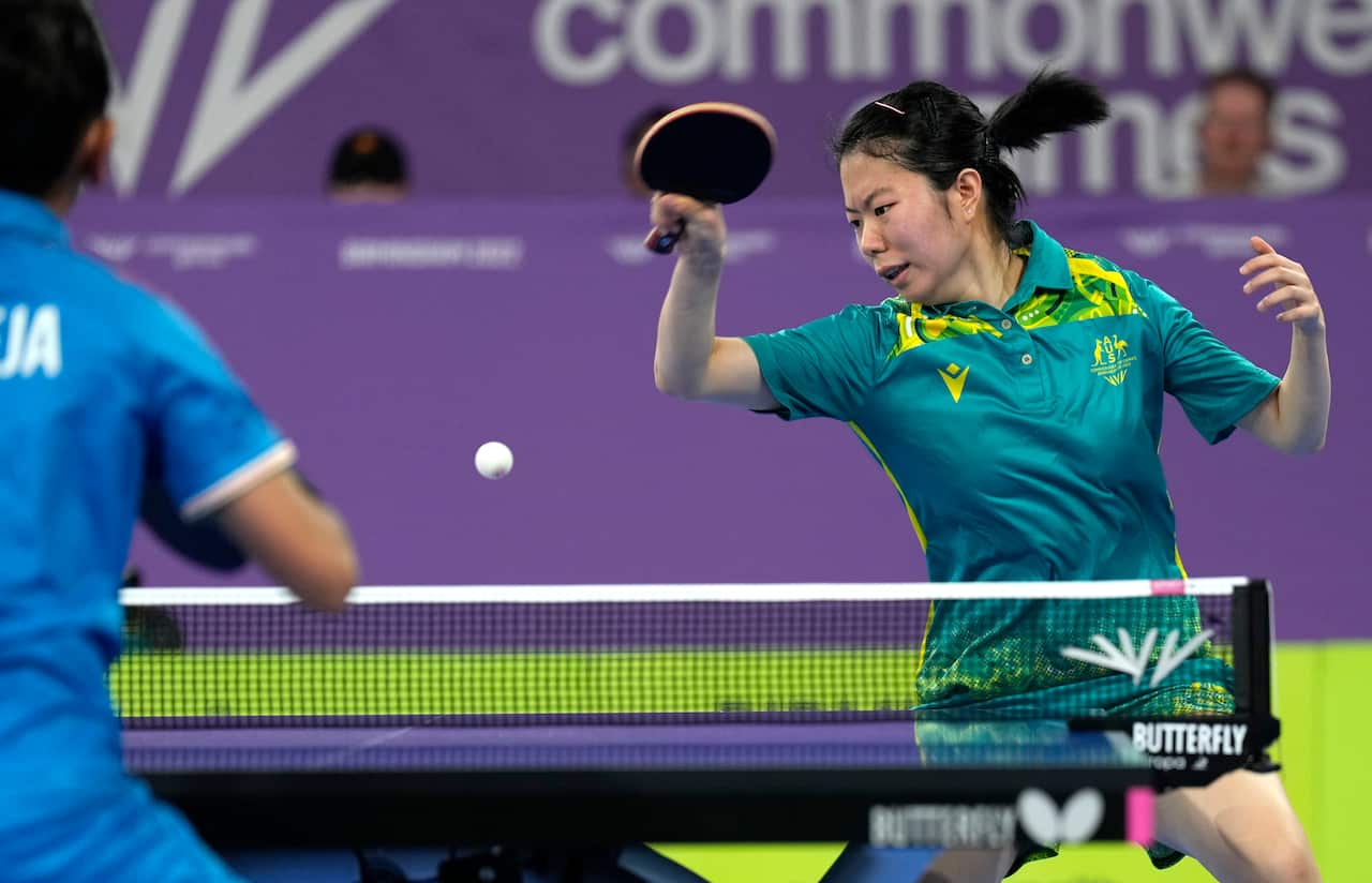 Britain Commonwealth Games Table Tennis Yangzi Liu