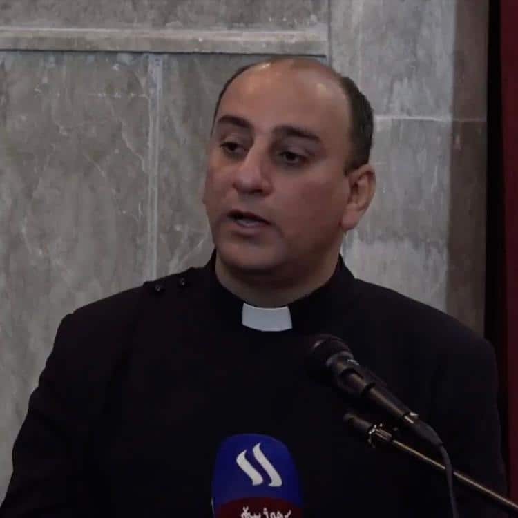 Rev Polus Attya of St Peter and Paul Church in Duhok.jpg