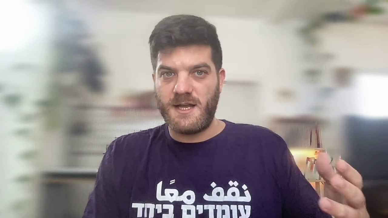 Nadav Shofet, member of the leadership of Standing Together, in conversation with SBS