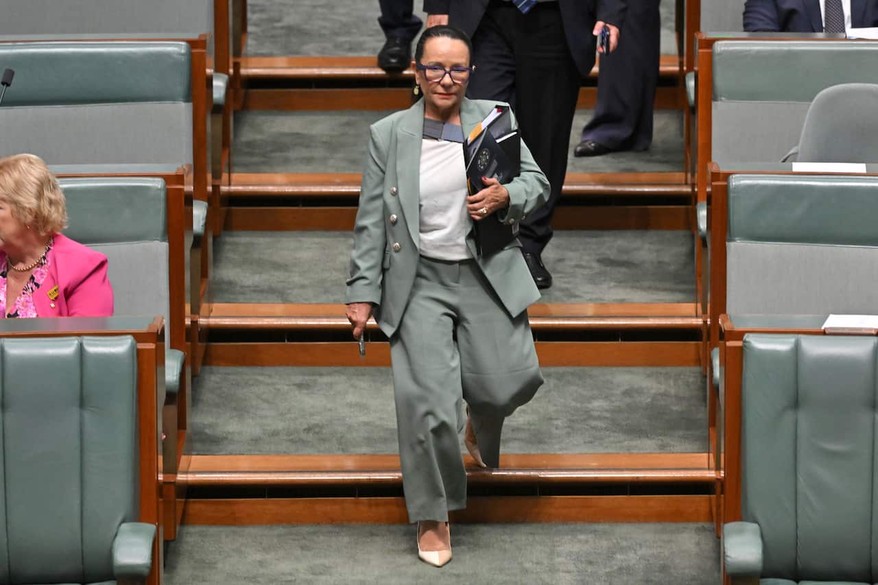 Linda Burney enters the House of Representatives.