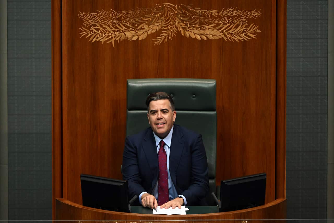 Speaker Milton Dick.