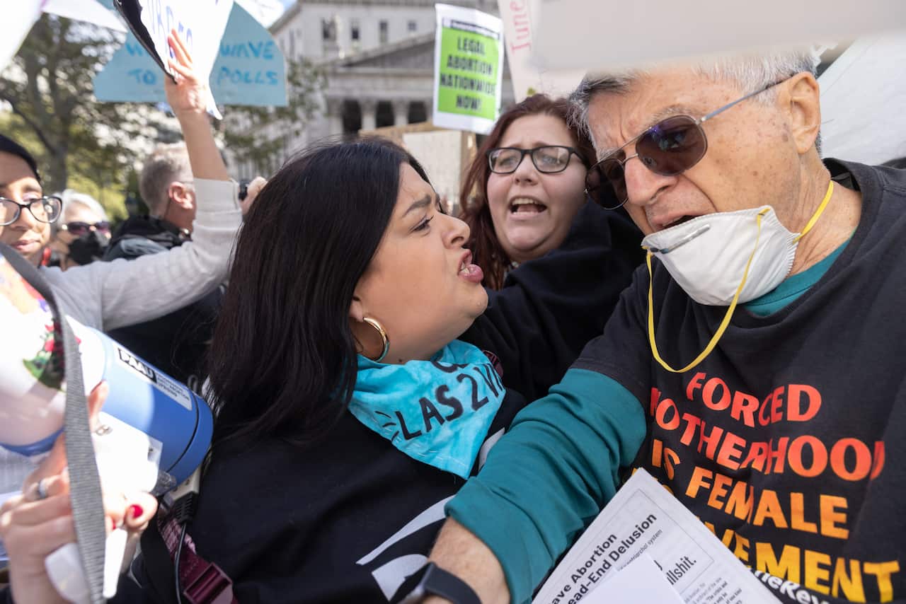 Activists Demonstrate For Access To Abortion And Women's Rights