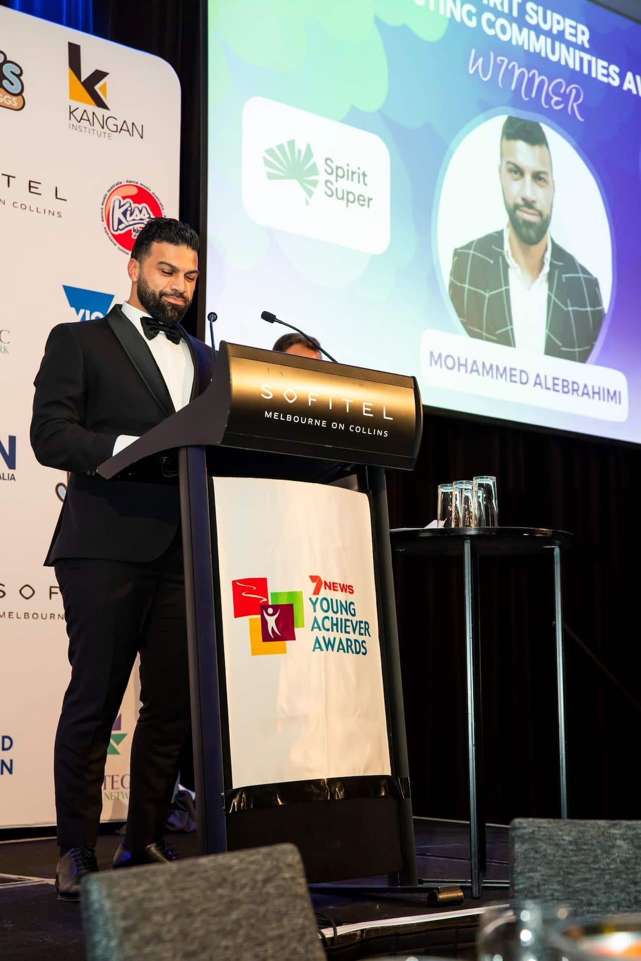 Dr. Mohammad Ibrahimi Speech in Fes. Award.JPG