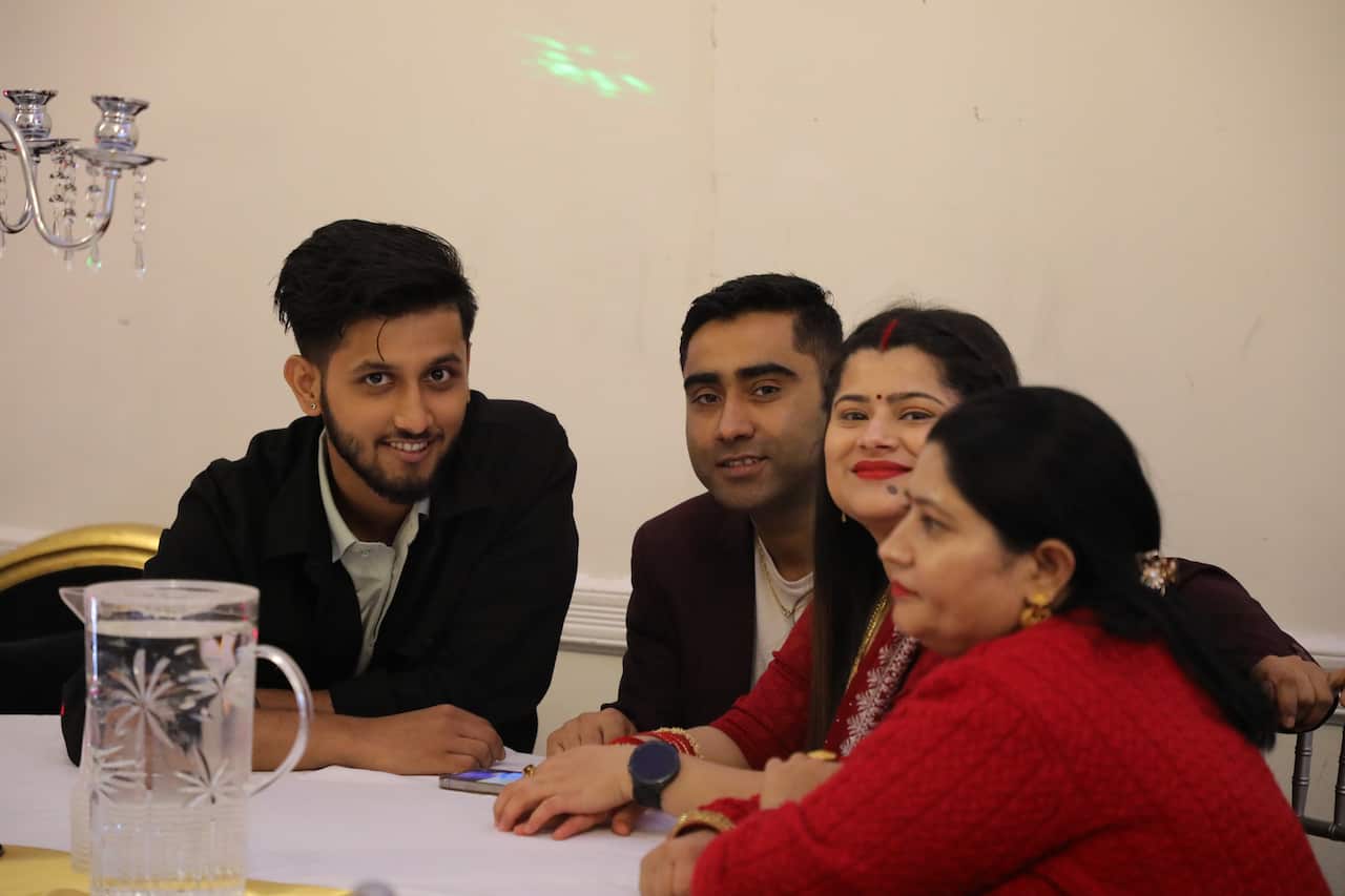 Attendees at the Teej event in Sydney.